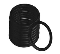 Amosfun 10pcs Black Rubber Singing Bowl Ring Cushion and Sound Bowl Gasket Circular Epdm O-ring Easy Installation and Replacement for Musical Instruments