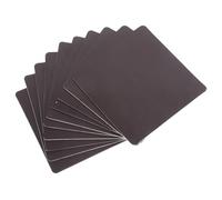 Amosfun 10Pcs Blank Sublimation Fridge Magnets Square Magnetic Blanks for Refrigerator Decor Easy to Use Hold for DIY Home Kitchen Crafting