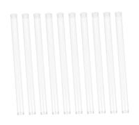 Amosfun 10Pcs Clear Acrylic Incense Stick Storage Tubes Portable Transparent Holder for Home Use Multi Functional Container for Incense Samples Sugar Lightweight Design