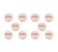 Amosfun 10pcs Comfortable Makeup Pads for Face Powder Application Reusable Cosmetics Pads for Woman Cosmetics Routine