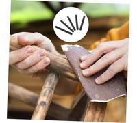 Amosfun 10pcs Double-sided Polishing Sticks for Plastic Models and Wood Multipurpose Fine Grit Sanding Blocks for Crafting Miniatures and Car Parts and Easy to Use