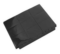 Amosfun 10pcs Double-Sided Trading Card Sleeve Binder Pages with 180 Pockets Card Album Refills for Standard Size Sports Baseball and Game Storage