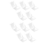 Amosfun 10pcs Fake Nail Organizer Nail Art Organizer Storage Container Design Easy to Store Nice Quality Material Home Use