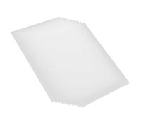 Amosfun 10pcs Frosted Heat Shrink Plastic Sheets Thick Semi Transparent DIY Craft Supply for Brooch Making and Decoration