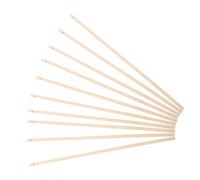 Amosfun 10pcs Handheld Lantern Accessories Lantern Handles Versatile Use DIY Creativity Beige Wood for Festivals DIY Projects