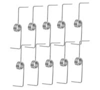 Amosfun 10pcs Heavy Duty Metal Torsional Springs for Trash Can Lids Adjustable Replacement Coil Springs for Rubbish Bin Lock Mechanism Lightweight Garbage Bin Parts