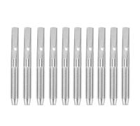 Amosfun 10pcs Lyre Harp Replacement Pegs Metal String Pegs Fine Workmanship Simple Structure Silver Lyre Harp Accessory for Players