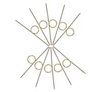 Amosfun 10pcs Metal Torsional Springs Replacement for Flipping-top Trash Can Lids Wire Springs for Kitchen Bathroom Garbage Bin Effortless Installation
