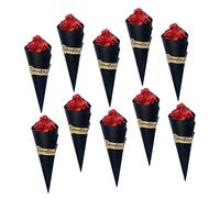 Amosfun 10pcs Mini Dried Flower Bouquet Rose Decor Wedding Flower Artificial Rose Buds