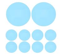 Amosfun 10pcs Mood Lighting Film Gel Filters for LED Spotlights, Warm Light Correction Sheets with Ocean Blue Tint, 12cm X 2cm, Plastic Light Diffuser for Home and Theater Lighting