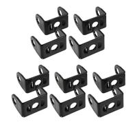 Amosfun 10pcs Motorcycle Headlight Bracket Set with Multi Angle Adjustment Holes and Modular Quick Release Design, Heavy Duty Aluminum Light Holder off Road and Night Riding