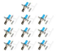 Amosfun 10pcs Rabbit Drinker Automatic Waterer Splash-proof Plastic Stainless Steel Feeder Automated Design for Chinchilla and Pet Bird