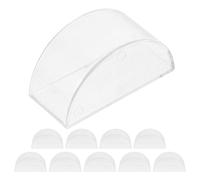 Amosfun 10pcs Semicircular Plastic Refraction Water Tray for Physics Experiments, Design Sturdy Build, for Middle and High School Laboratories and Optics Study