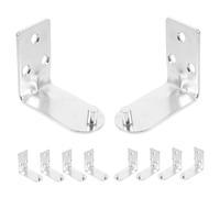 Amosfun 10pcs Shaped Iron Fire Extinguisher Wall Mount Brackets for Extinguisher Holder Rack with Compact Design for Secure Firefighting Accessory Storage