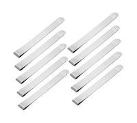 Amosfun 10pcs Stainless Steel Cotton Candy Machine Clamps Mesh Stabilizer Kit for Machines Resistant Candy Floss Clips Easy to Use for Quick Setup