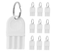 Amosfun 10pcs Tissue Dispenser Keys Paper Towel Holder Keys for Commercial Grade Toilet Dispensers Compatible with Various Models Portable Compact Design for Maintenance Teams in Offices