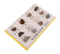 Amosfun 12 Pcs Ore Specimen Display Rock Specimen for Teaching Science Classroom