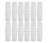Amosfun 12 Pcs Plastic Hose Barb Fittings Adapter, 10mm Pe Equal Barbed Connectors Leak-Resistant Design and Space-Saving Feature for Hose and Aquarium Tubing in Water Transfer