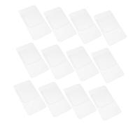 Amosfun 12pcs PVC Medical Pen Bags Nurse Doctor Portable Pen Storage Cases Square Pencil Holders for Hospital Clinic Use