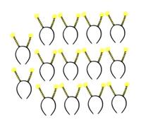 Amosfun 14Pcs Bee Antenna Hair Bands Lightweight Cosplay Hair Hoops for Party Favors and Photo Props Comfortable Headbands with Unique Yellow Black Design