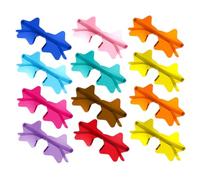 Amosfun 14pcs Mixed Color Star Shaped Rimless Sunglasses Lightweight Photo Booth Props for Bachelorette Party Favors Accessories