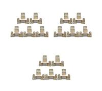 Amosfun 15 Sets Wall Fan Mounting Bracket Kit with 3-hole and 4-hole Plates | Iron and Reinforced Steel, Predrilled Holes, Screws Plus Expansion Tubes, for Oscillating Fans