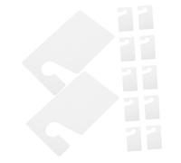 Amosfun 15Pcs Blank Parking Permit Tags Weatherproof DIY Parking Pass Hang Tags for Temporary Car Vehicle Use