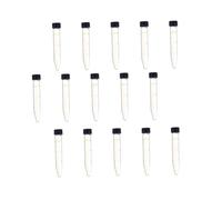 Amosfun 15pcs Glass Centrifuge Tubes with Lids Laboratory Test Tubes for Biochemistry Molecular Biology Experiments Precise Measurement
