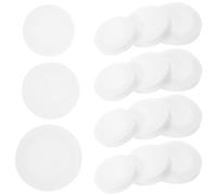 Amosfun 15pcs Money Pot Seal Plugs Round PVC Double-Layer Seal White Dust and Moisture Protection Easy Opening for Money Boxes and Savings Boxes Household