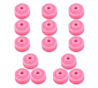 Amosfun 15pcs Silicone Nail Drill Bit Dustproof Caps Electric Nail Filer Covers Drill Tips Caps Protective Set for Salon Supplies and Manicure Tools