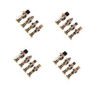 Amosfun 16pcs Wood Nutcracker Ornaments Christmas Decorations Nutcracker Figures for Christmas Party Favors Home Accents