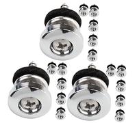 Amosfun 18pcs Schaller Locks Replacement Guitar Strap Button Acoustic Electric Bass Buckle Locks