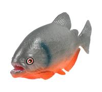 Amosfun 1pc Fake Fish Ornament, Simulated Pomfret Marine Animal Models, Educational Sea Animal for School, Lifelike Fish for Tank Decoration - 12x6cm