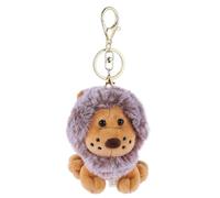 Amosfun 1pc Plush Keychain Cute Keychain Cute Key Holder Clasp Assecories Stylish Bag Pendant Lion Car Accessories Bag Decoration Doll Child Decorate