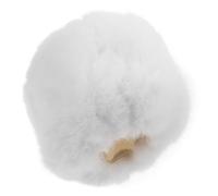 Amosfun 1pcs Microphone Cover Condenser Mic Windscreen Lightweight Furry Faux Fur Plush Material Reducing Plosive Sounds Stylish Appearance Unique Design for Performing and Ktv