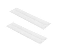 Amosfun 2 Pcs Transparent Car Door Side Protectors Flexible Silicone Anti-scratch Bumper Strips Collision Guard for Cars and Suvs