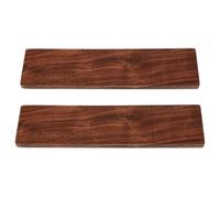 Amosfun 2 Pieces Thick Black Walnut Rectangular Wooden Carving Blocks 20x5x1cm Unfinished Woodcraft Blanks for DIY Whittling and Craft Projects with Natural Wood Grain