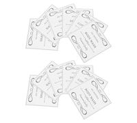Amosfun 2 Set Waterproof Bottle Label Stickers - 6pcs/Set Self-Adhesive Dispenser Bottle Signs - Hand Soap, Lotion, Conditioner, Shampoo, Dish Soap Bottles Markers, Removable (7.5x7.5cm)