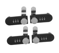 Amosfun 2 Sets Combination Password Lock for Cabinet and Drawer Multipurpose Wardrobe Security Latch Robust Metal Design with Coded Mechanism Compact Anti-Theft Replacement for Office Desk