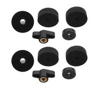 Amosfun 2 Sets Cymbal Clutch Replacement for Drum Set with Plastic and Felt Construction, Includes Wing Nut and Washer, Prevents Metal-on-metal Noise, Suitable for Live Performances