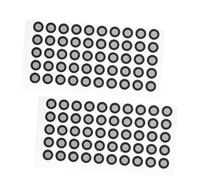 Amosfun 2 Sheets High Reflectivity Scanning Marker Dots Thick Reflective Film Points for Accurate Scanner Reference Tear-resistant Stickers Easy Quick Installation Per