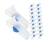 Amosfun 20 Pcs Roller Switch Hose Flow Adjusters for Medical and Laboratory Use Precise Infusion Control Valves for Tubing Stable Flow Regulators for Hospital and Experimental Applications