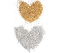 Amosfun 200g Chunky Glitter Crushed Glass Irregular Sprinkles Silver Gold Glass for DIY Nail Manicure Decorating Epoxy Suitable for Christmas Parties Decoration Products