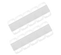 Amosfun 200pcs PET Show Hooks for Packaged Goods and Price Tags | Strong Adhesive Installation, Clean Removal, Shop Display Use, Trade Show Support, Lightweight Wall Hanging