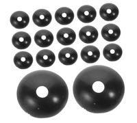 Amosfun 20pcs Camping Tarp with Poles Waterproof Pvc Caps, Multipurpose Tarp Clamps and Tarpaulin Clips for Outdoor Camping Tent Poles, Easy to Clean Rv Awning Accessories