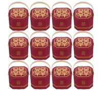 Amosfun 20pcs Christmas Party Favor Boxes Pastry Container Wedding Candy Organizer for Guests Chinese Style Wrapping Box Candy Packing for Holiday School Classroom Party Supplies