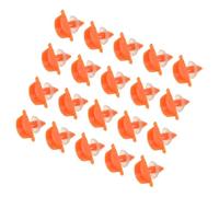 Amosfun 20pcs DIY Duck Beak Replacement Kit with Gaskets Install Mini Duck Mouth Accessories for Plush Crafting Enhances Creativity and