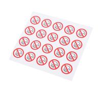 Amosfun 20pcs Do Not Touch Warning Stickers Standardized Safety Symbols, Pvc Self-adhesive Decals for Indoor Factories, Compliant International Safety Standards