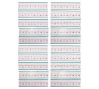 Amosfun 20pcs Dry Erase Number Line Card from 100 to 100 for Young Learners, Paper Math Learning Tool Supporting Addition and Subtraction, for Classroom and Group Activities
