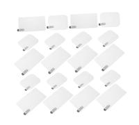 Amosfun 20pcs Electrostatic Flexible Protective Windshield Stickers for Car Glass Pet Static Cling Weather Resistant Residue Multiple for Dashcams and Rearview Cameras